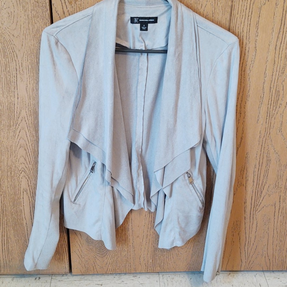 INC International Concepts, faux suede jacket